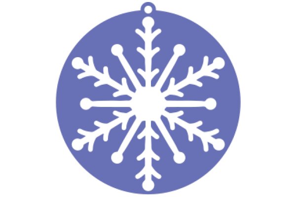 Purple Snowflake Decoration: A Symbol of Winter's Charm