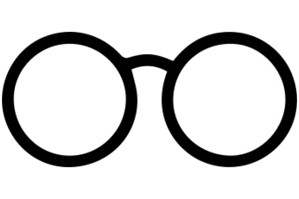 Simplistic Icon of Eyeglasses