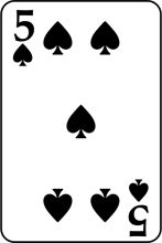 A Simple Game of Cards: A Five-Card Poker Hand