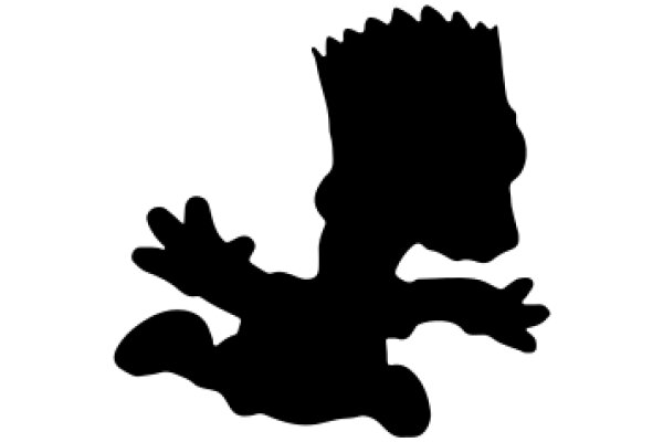 Silhouette of a Cartoon Character