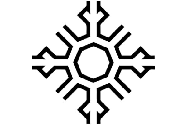 Stylized Snowflake Design