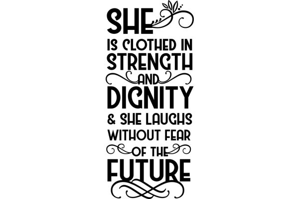 Inspirational Quote: The Power of Strength and Dignity for the Future