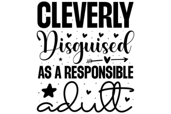 Cleverly Disguised as a Responsible Adult: A Playful Quote on Adulthood