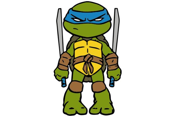 Meet Leonardo, the Fierce Ninja Turtle