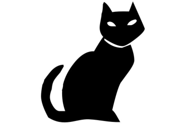 A Silhouette of a Cat, Elegantly Simple