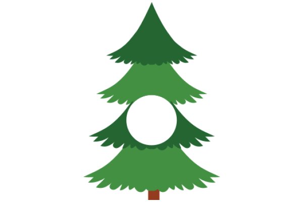 Simplistic Christmas Tree Illustration