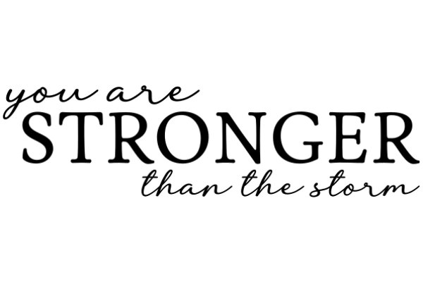 Empowerment Quote: You Are Stronger Than the Storm