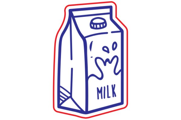 A Cartoon Milk Carton with a Friendly Design