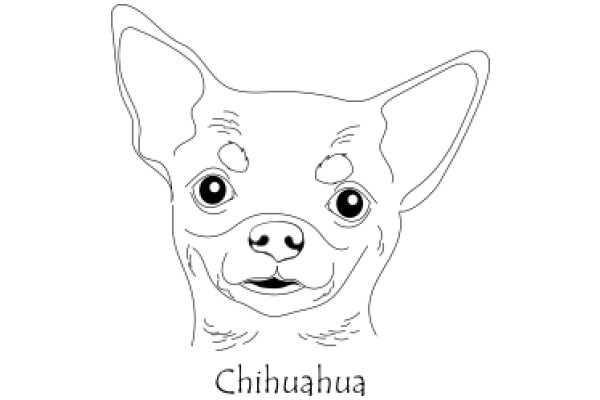 Chihuahua: A Line Drawing