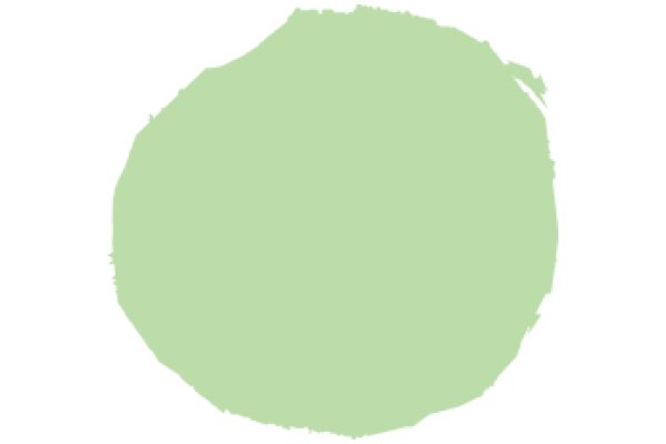 A Solid Green Circle