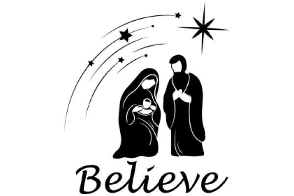 Believe: A Silhouette of Faith and Hope