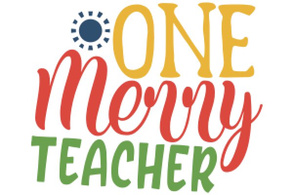 One Merry Teacher: A Playful Logo for an Educator's Journey