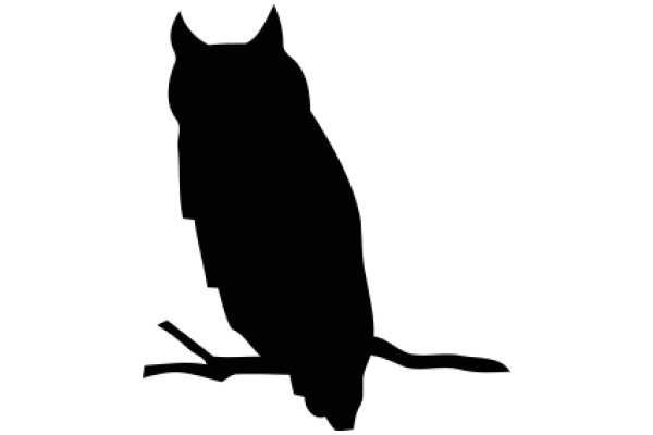 Silhouette of an Owl in Flight