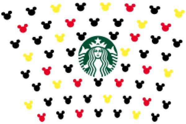 A Starbucks Logo Surrounded by Mickey Mouse Ears