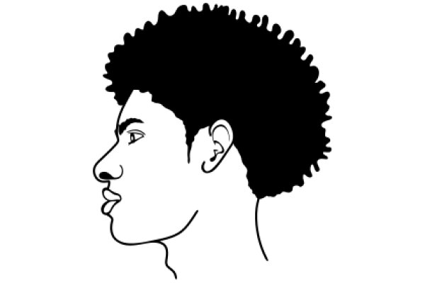 A Portrait of a Man's Profile