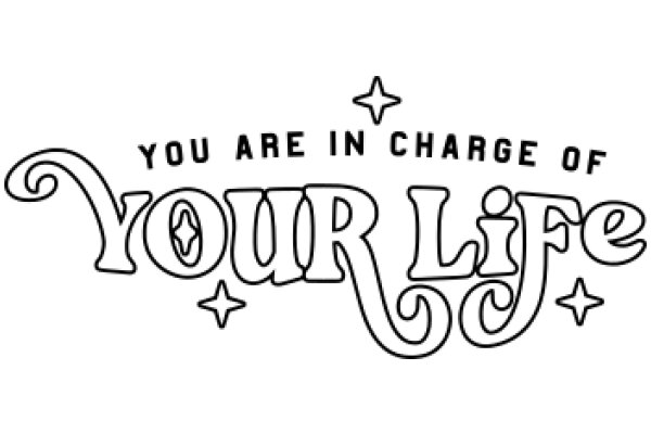 You Are in Charge of Your Life: A Positive Affirmation Poster