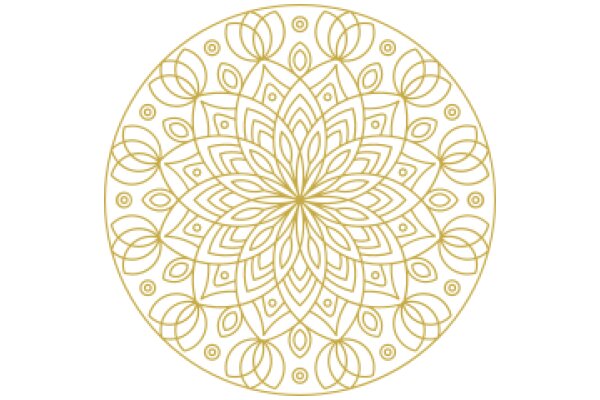 Golden Mandala Design: A Symbol of Balance and Harmony