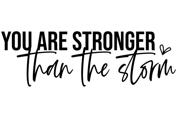 Empowerment Quote: You Are Stronger Than the Storm