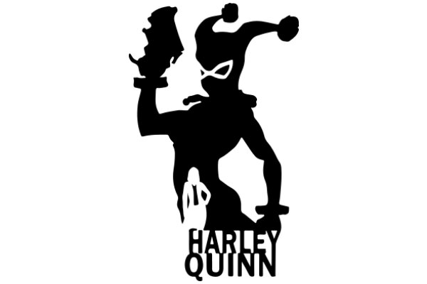 Harley Quinn and Batman: A Silhouette Tribute