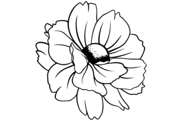 Stylized Flower Illustration