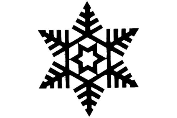 Stylized Snowflake Design