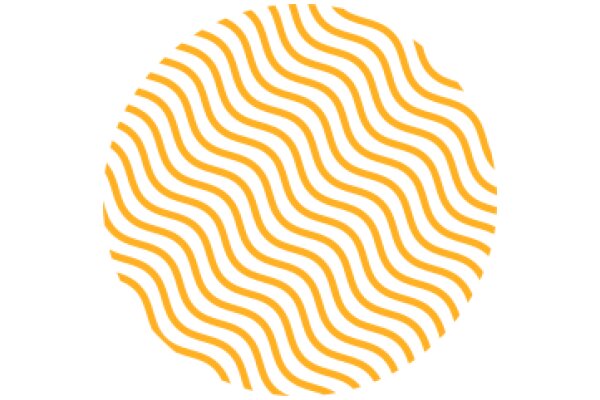 Vibrant Yellow Wavy Pattern