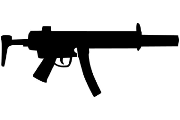 Silhouette of a Gun: A Symbol of Power and Conflict