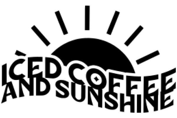 Iced Coffee and Sunshine: A Delightful Logo for a Cafe