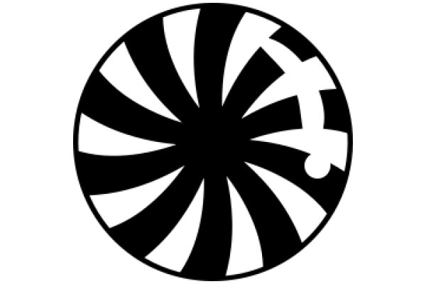 A Swirl Design with a Cross Inside