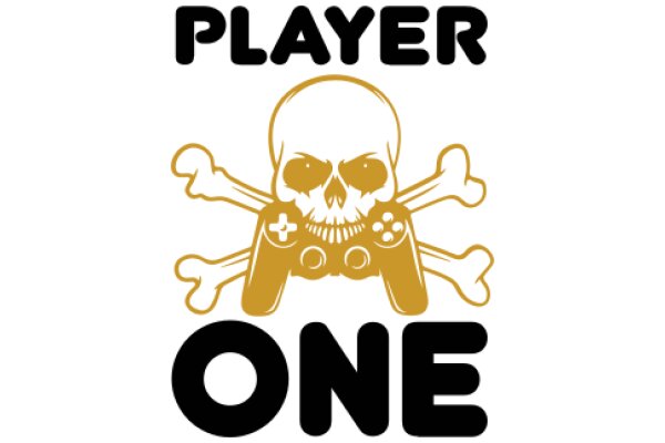 PLAYER ONE: A Skull with a Game Controller