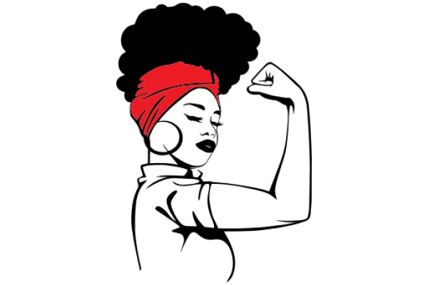 Empowerment and Strength: AWoman with a Powerful Pose