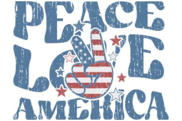 Peace, Love, and America: A Graphic Celebration of Patriotism and Harmony