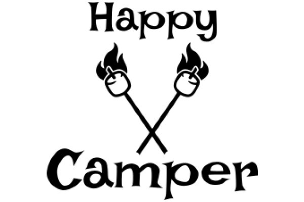 Happy Camping: A Symbolic Emblem of Outdoor Adventure and Relaxation