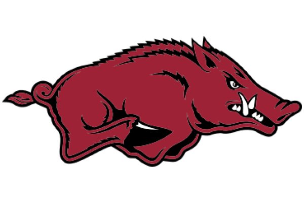 Vivid Red Razorback Logo