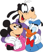 Disney's Classic Characters: Mickey Mouse, Minnie Mouse, and Donald Duck