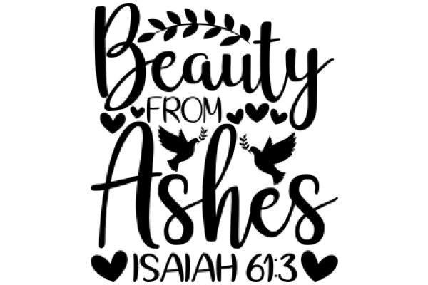 Beauty from Ashes: Isaiah 61:3