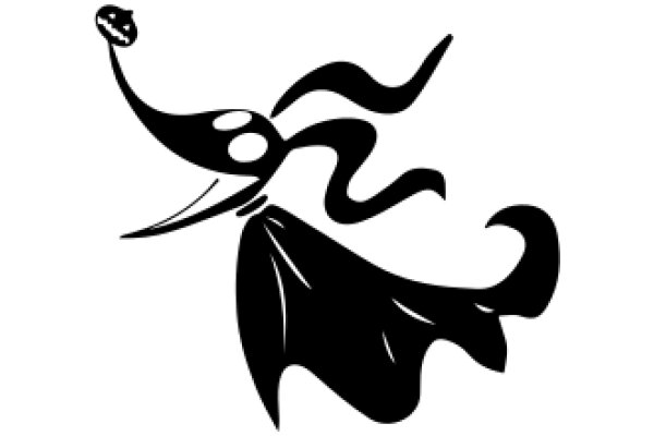 Stylized Illustration of a Character with a Tail