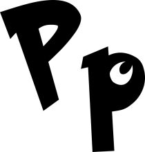 Stylized Letter 'P' in