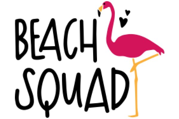 Flamingo Beach Squad: A Playful and Creative Logo Design