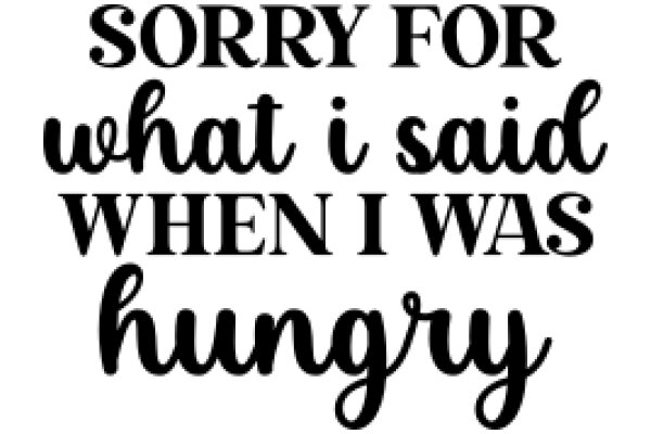 Apology for Hunger: A Message from the AI Assistant