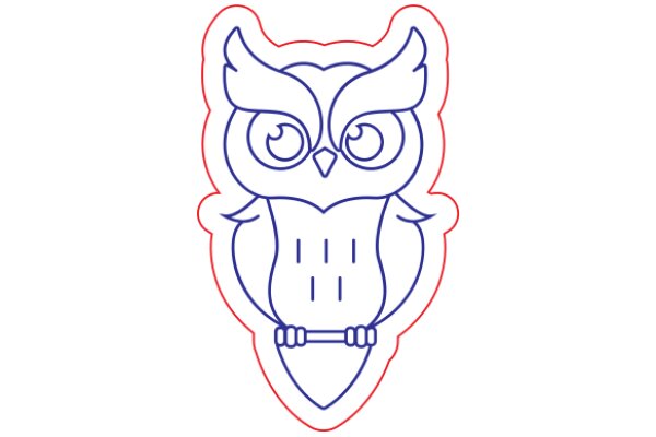 A Pixelated Owl Emblem