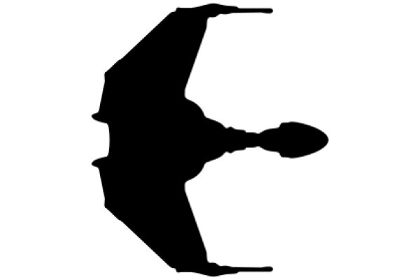 Silhouette of a Bat in Flight