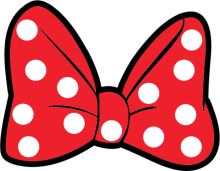 Vibrant Red Bow with White Polka Dots