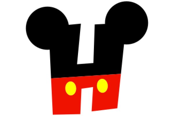 Simplistic Mickey Mouse Logo