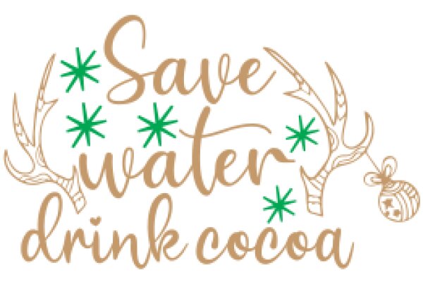 Save Water, Drink Cocoa: A Message of Environmental Consciousness and Indulgence