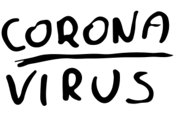 Hand-Drawn Sign for Corona Virus