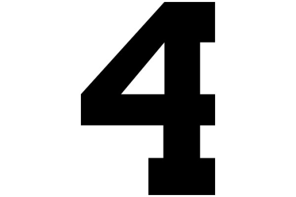 A Simple, Representation of the Number Four