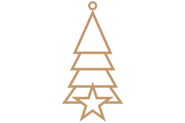 A Festive Christmas Tree Logo