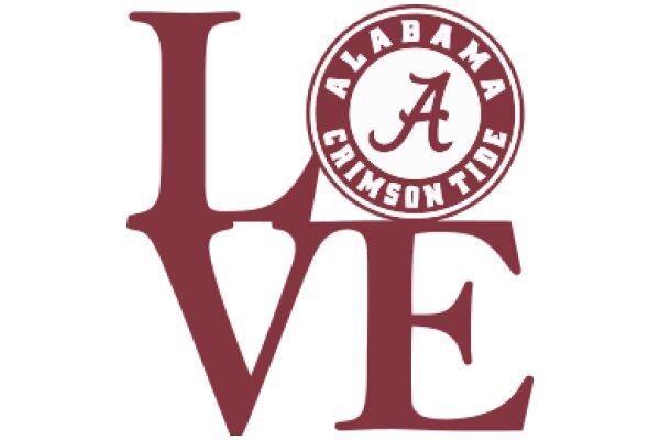 Alabama Crimson Tide Logo with the Letter 'L' in the center