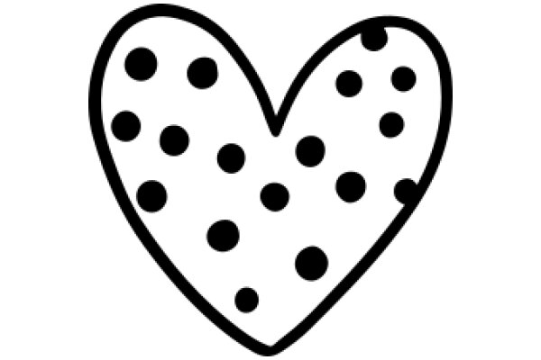 Simplistic Heart with Polka Dots